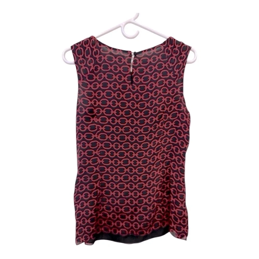 EUC Milly Red and Black Sleeveless Top